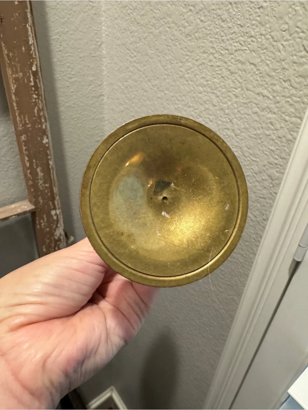 Antique Brass Goblet Set - 4-Piece Gold Stemware
